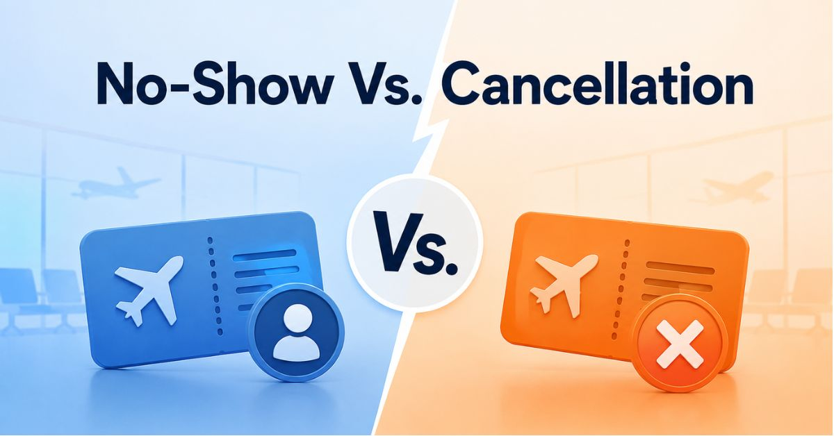 No-Show Vs Cancellation: What’s the Difference for Air Travelers? No-Show Vs Cancellation: What’s the Difference for Air Travelers?